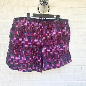 Speedo Vintage 90's Multicolor Abstract Swim Trunks